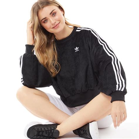 adidas sweater zwart|Adidas sweatshirts for women.